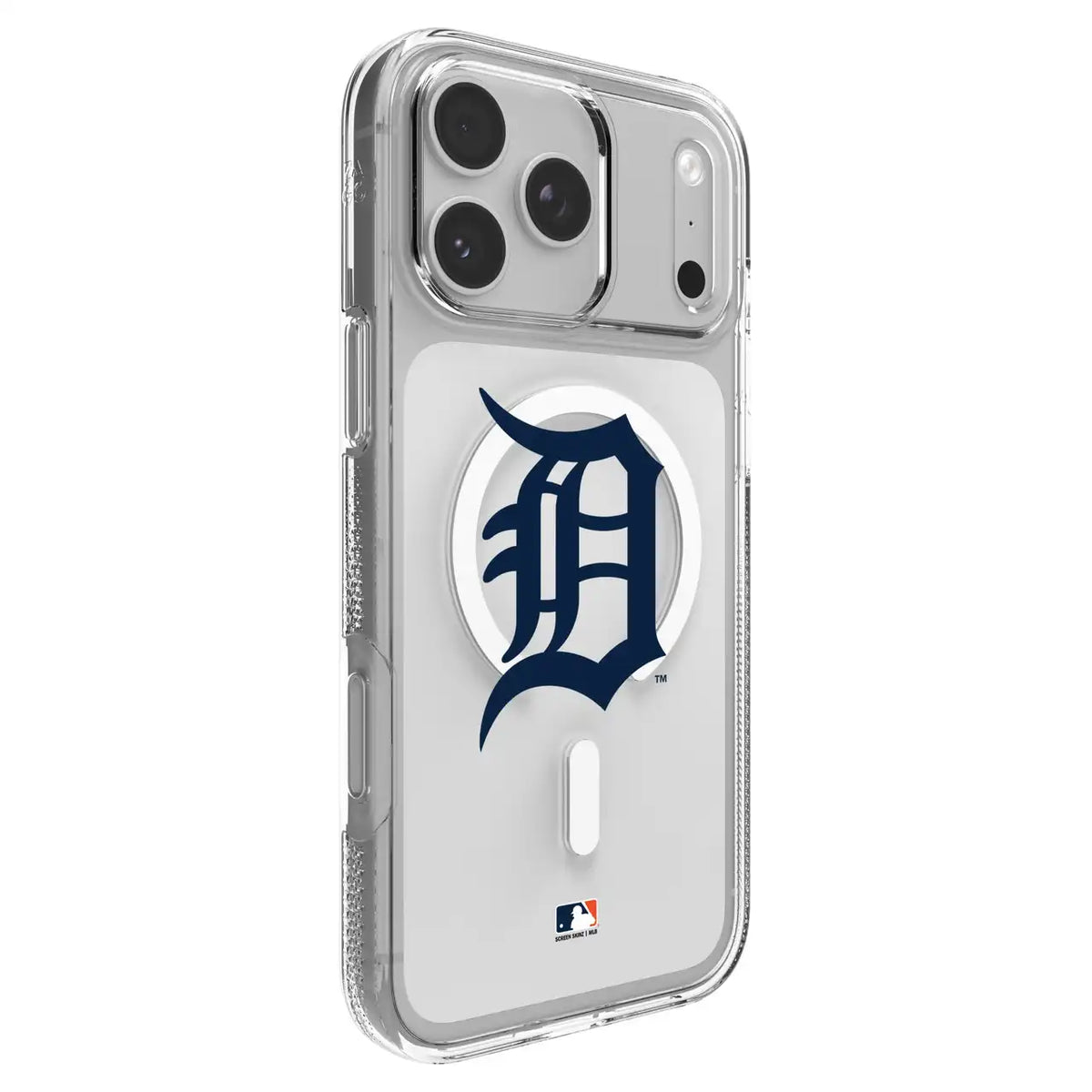 Detroit Tigers Crystal Palace Snap for MagSafe Phone Case - Navy Logo