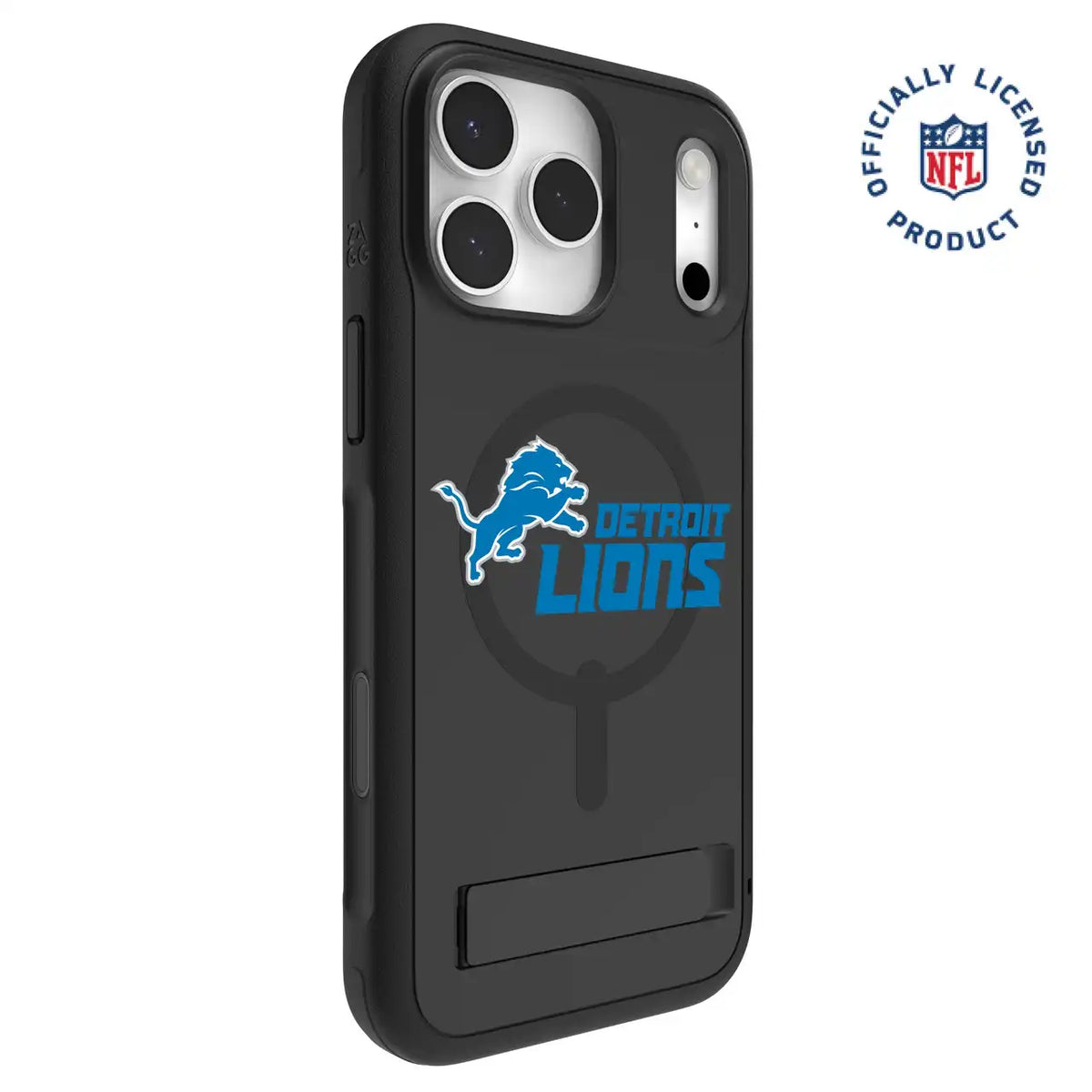 Detroit Lions Sedona Snap for MagSafe Phone Case with Stand - Team Name