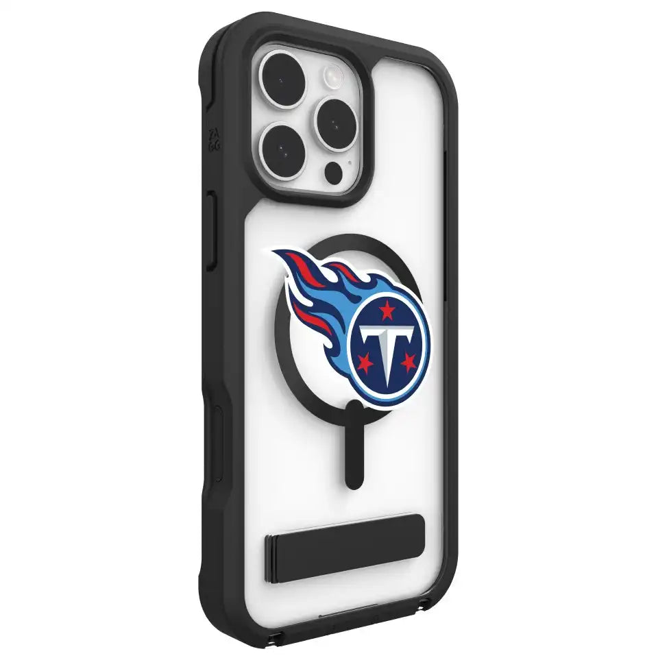 Tennessee Titans Rainier Snap for MagSafe Phone Case with Stand - Logo